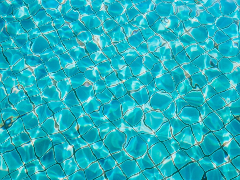 Clean water in a pool in Austin Texas